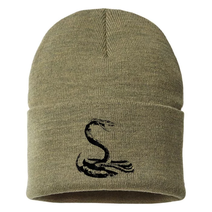 Cobra Snake Sustainable Knit Beanie