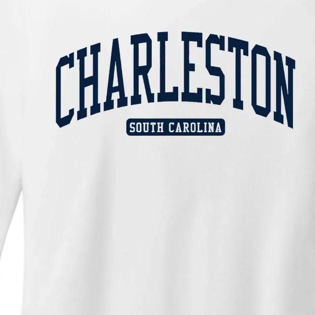 Charleston South Carolina Sc College University Style Womens CVC Long Sleeve Shirt