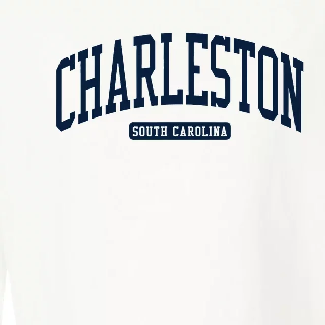 Charleston South Carolina Sc College University Style Cropped Pullover Crew