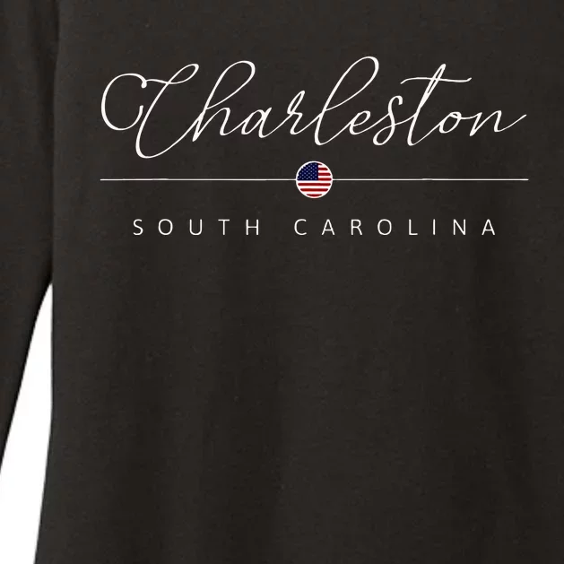 Charleston South Carolina Sc On Charleston Womens CVC Long Sleeve Shirt