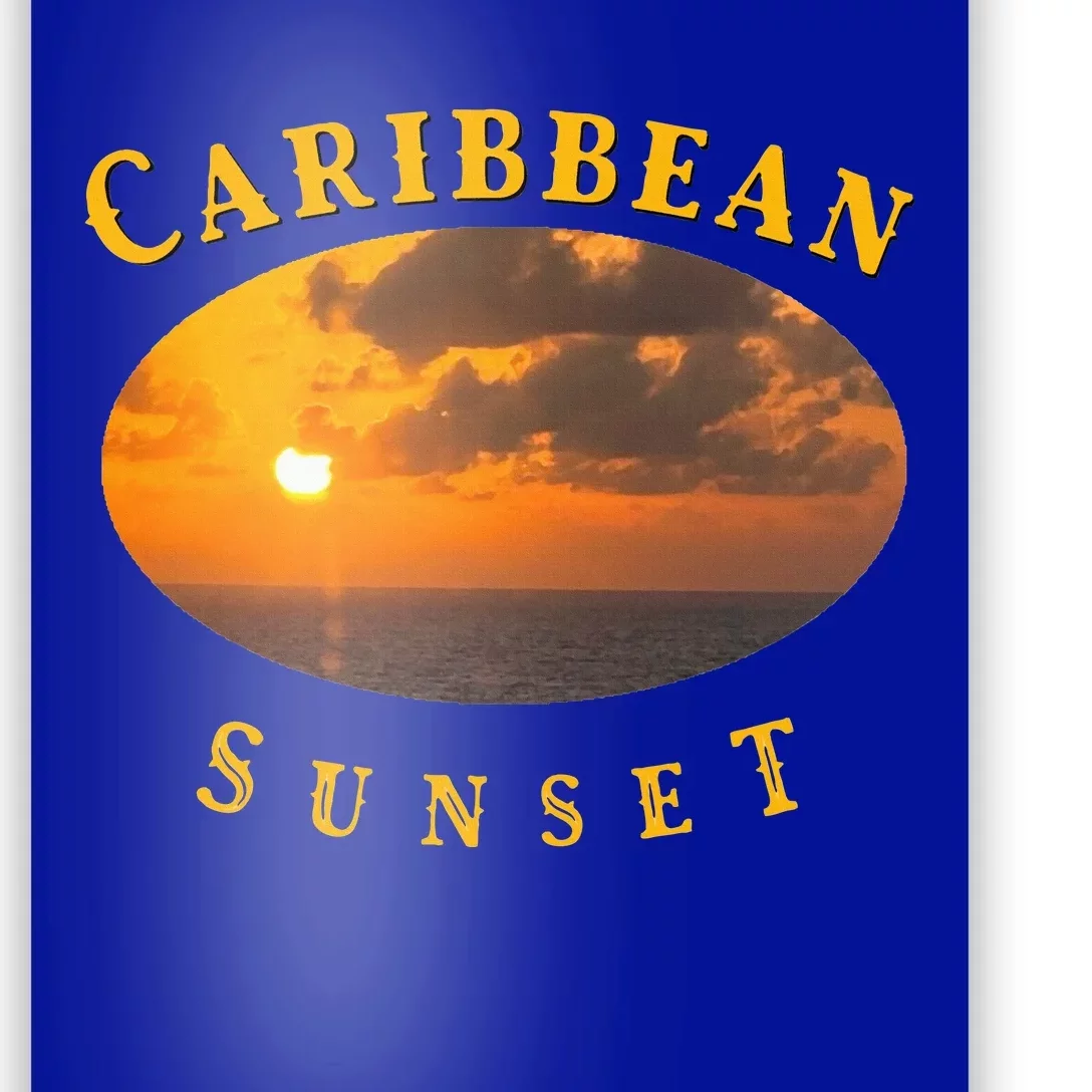 Caribbean Sunset Poster