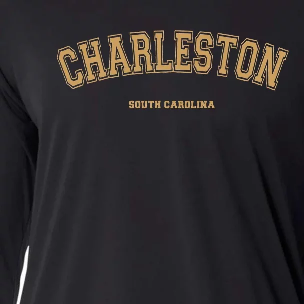 Charleston Sports College Style On Charleston Cooling Performance Long Sleeve Crew