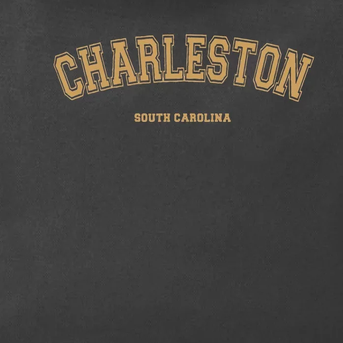 Charleston Sports College Style On Charleston Zip Tote Bag