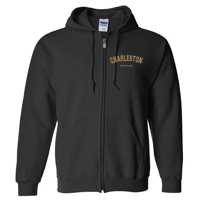 Charleston Sports College Style On Charleston Full Zip Hoodie