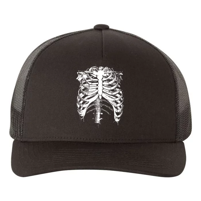 Cool Skeleton Costume Halloween Yupoong Adult 5-Panel Trucker Hat