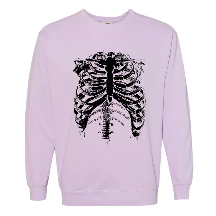 Cool Skeleton Costume Halloween Garment-Dyed Sweatshirt