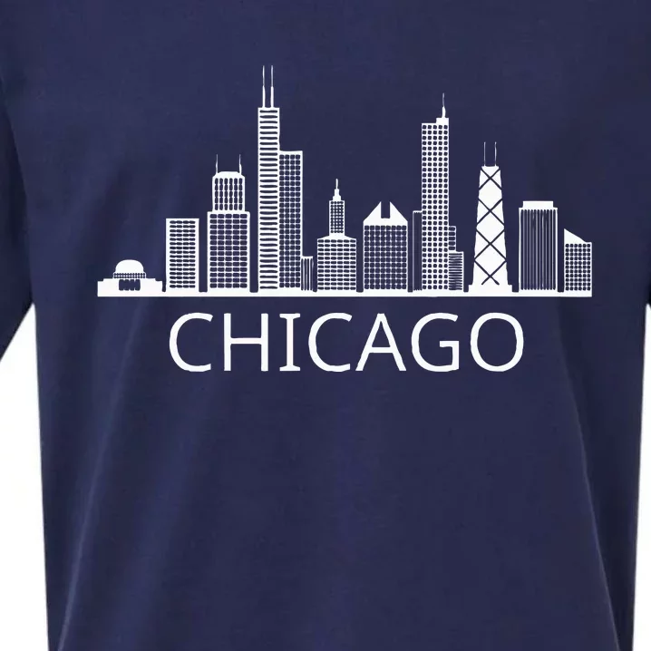 Chicago Skyline Sueded Cloud Jersey T-Shirt