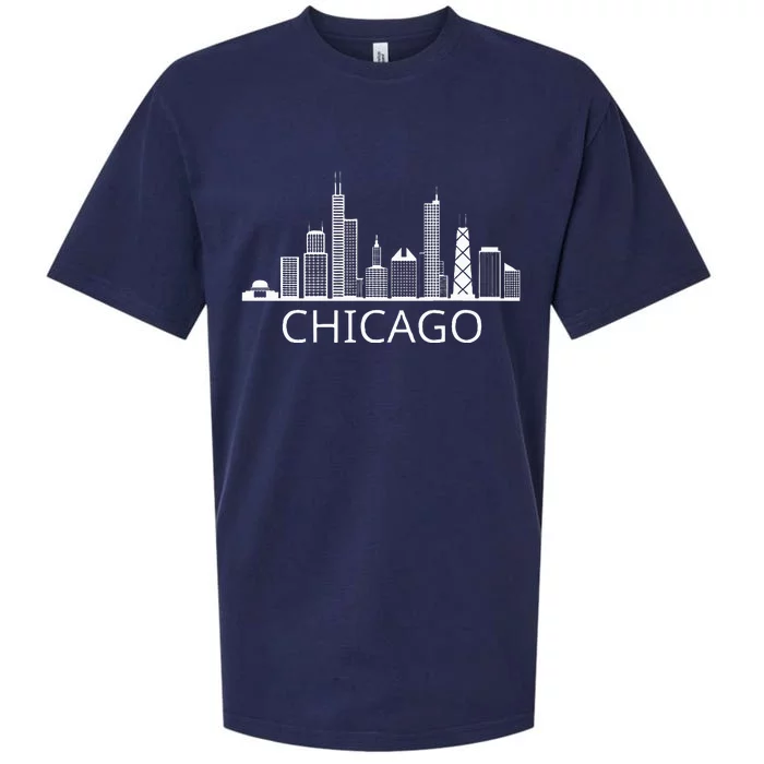 Chicago Skyline Sueded Cloud Jersey T-Shirt