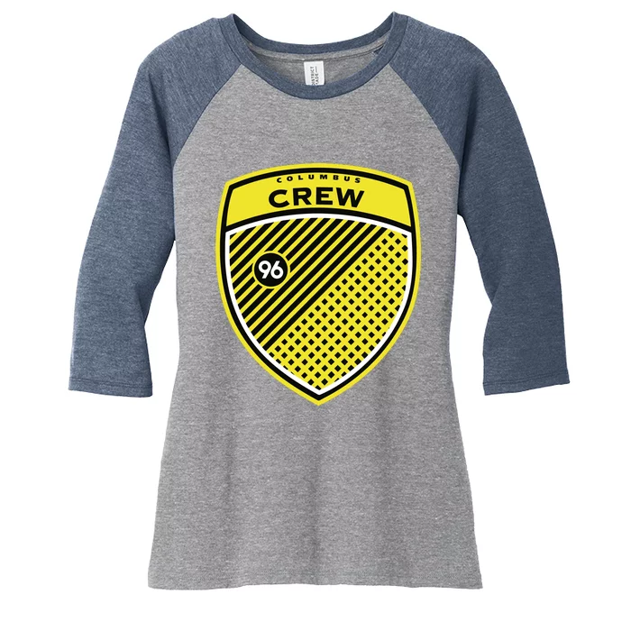 Cool Soccer Columbus Crew Usa Women's Tri-Blend 3/4-Sleeve Raglan Shirt