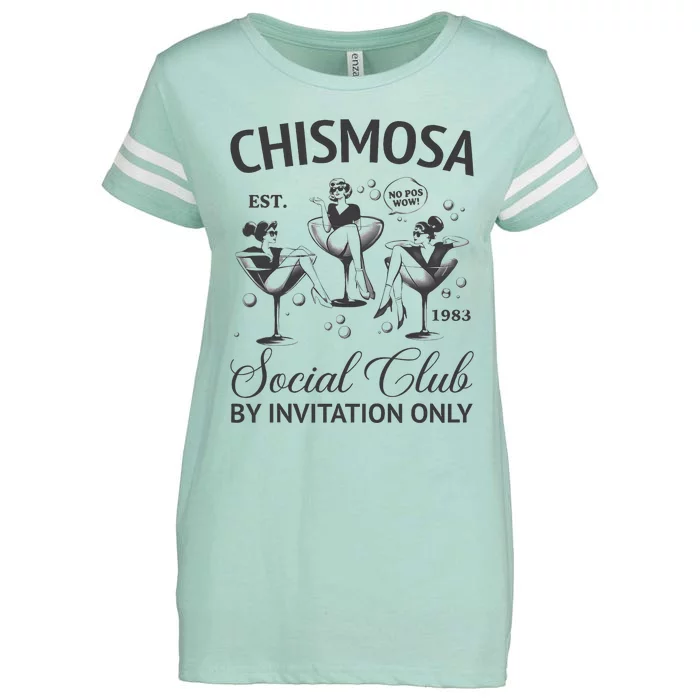 Chismosa Social Club Latina Mexicana Funny Hispanic Enza Ladies Jersey Football T-Shirt