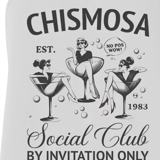 Chismosa Social Club Latina Mexicana Funny Hispanic Women's Racerback Tank