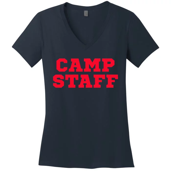 Camp Staff Women's V-Neck T-Shirt