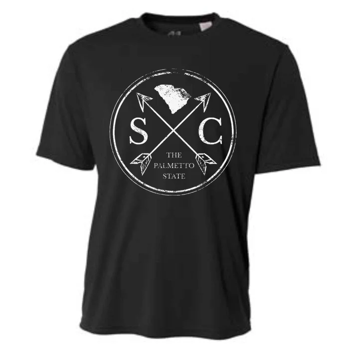 Cute South Carolina Sc The Palmetto State Cooling Performance Crew T-Shirt