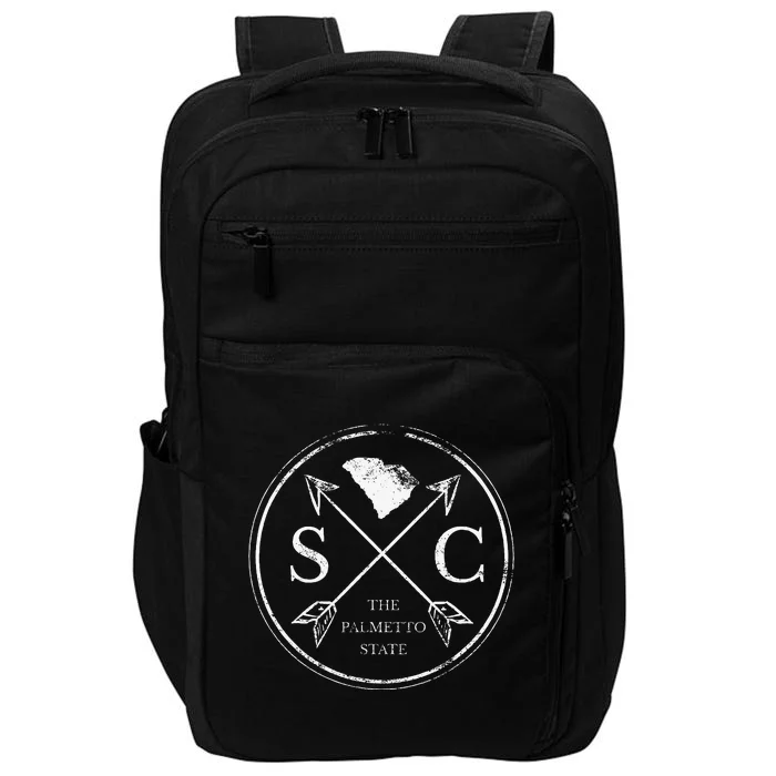 Cute South Carolina Sc The Palmetto State Impact Tech Backpack