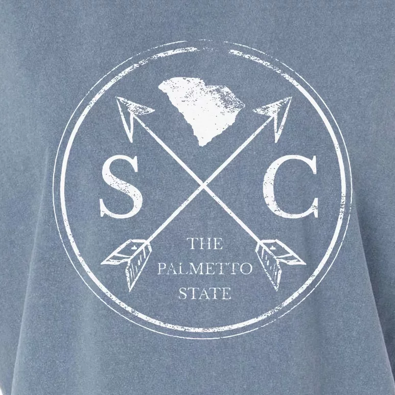 Cute South Carolina Sc The Palmetto State Garment-Dyed Women's Muscle Tee