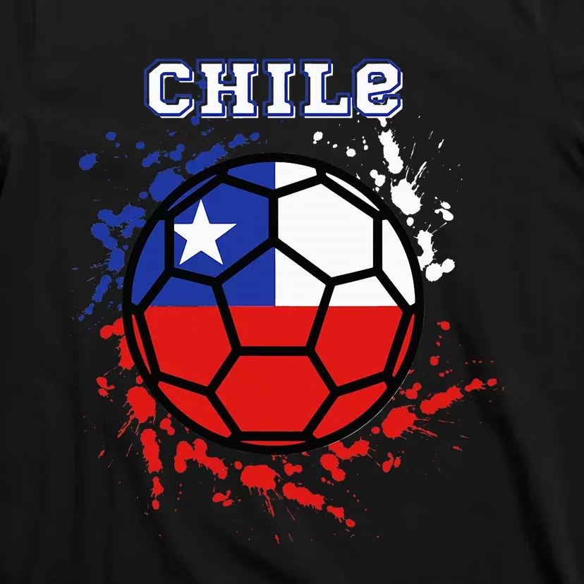 Chile Soccer Chilean Flag Futbol Fan Jersey T-Shirt