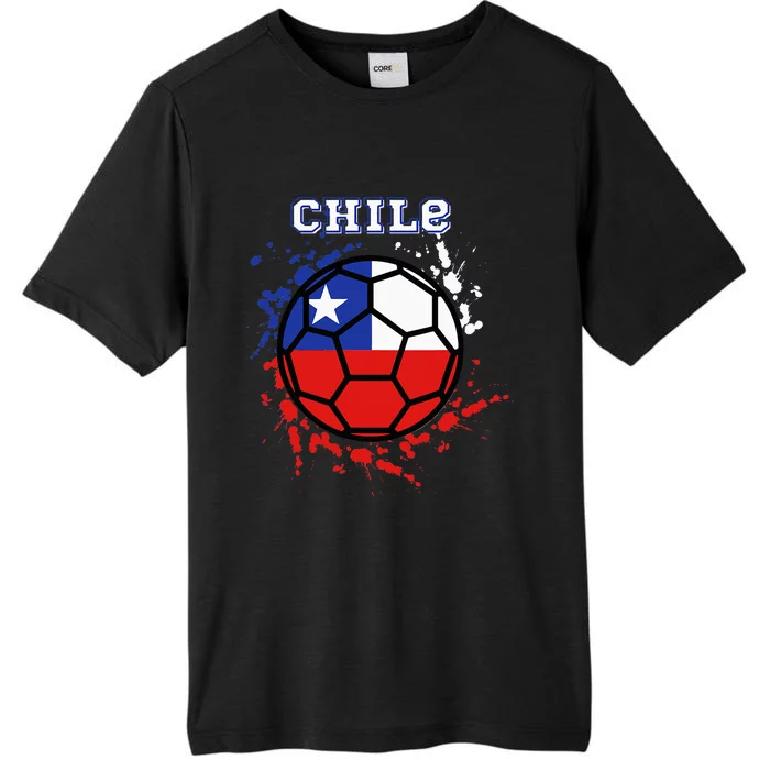 Chile Soccer Chilean Flag Futbol Fan Jersey ChromaSoft Performance T-Shirt