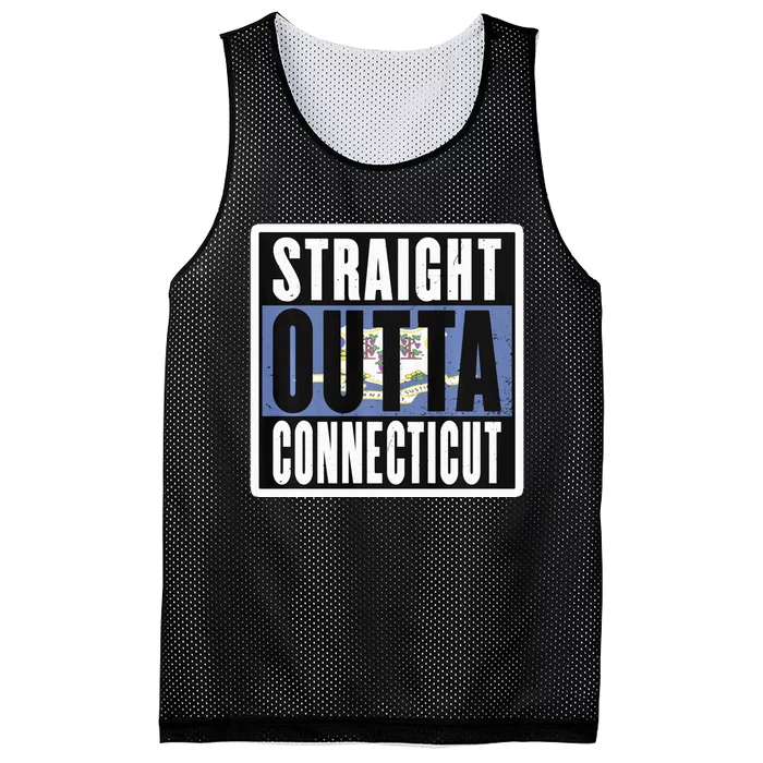 Connecticut State Ct Home State Love Mesh Reversible Basketball Jersey Tank