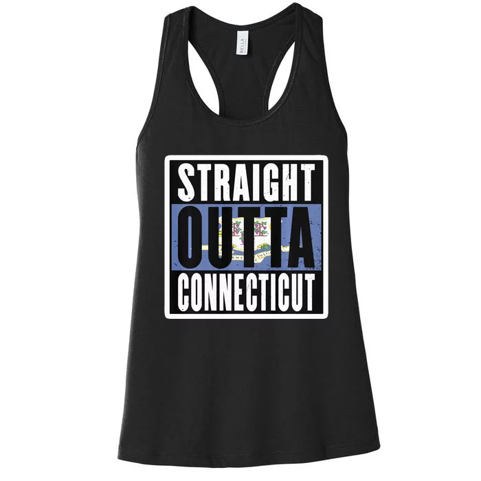 Connecticut State Ct Home State Love Women's Racerback Tank