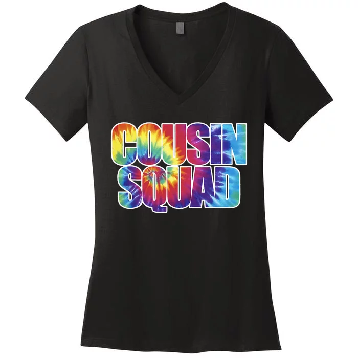 Cousin Squad Crew Family Matching Group Adult Women's V-Neck T-Shirt