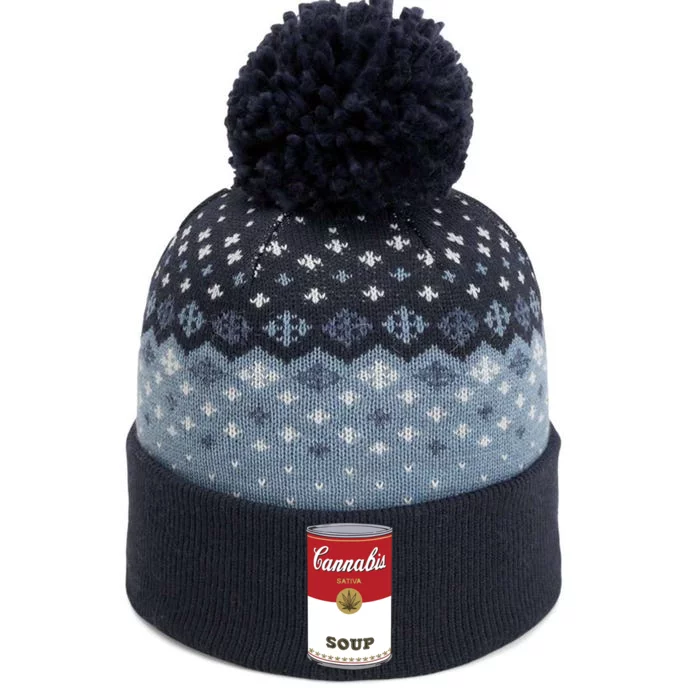 Cannabis Soup The Baniff Cuffed Pom Beanie