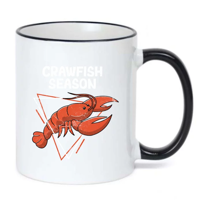 Crawfish Season Cajun Crawfish Boil Love Crayfish Seafood Gift Black Color Changing Mug