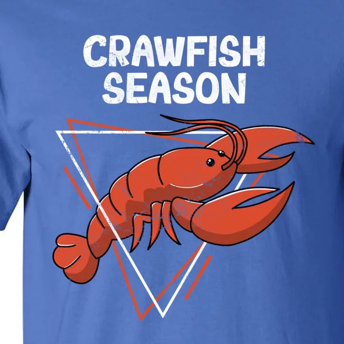 Crawfish Season Cajun Crawfish Boil Love Crayfish Seafood Gift Tall T-Shirt