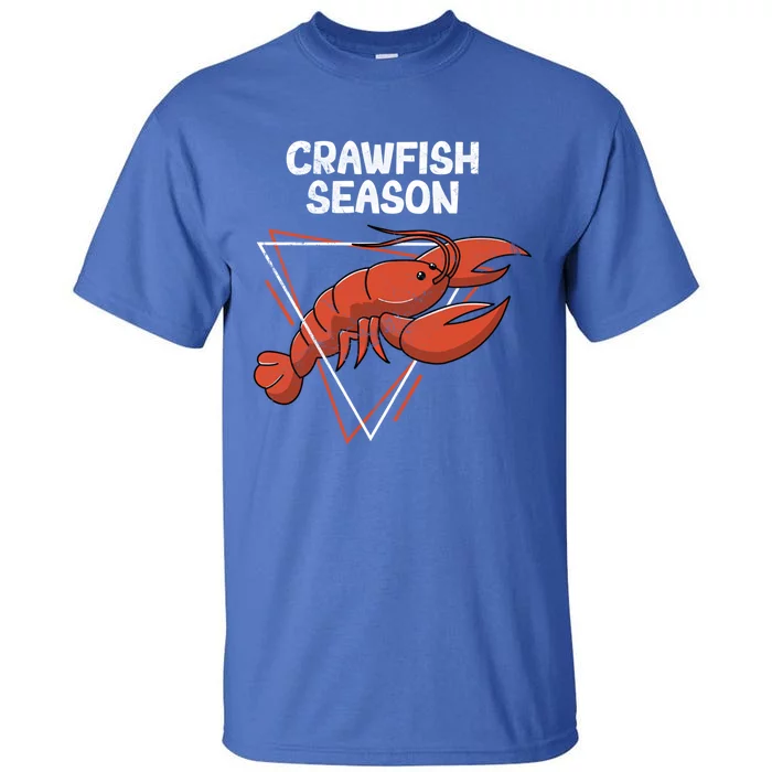 Crawfish Season Cajun Crawfish Boil Love Crayfish Seafood Gift Tall T-Shirt