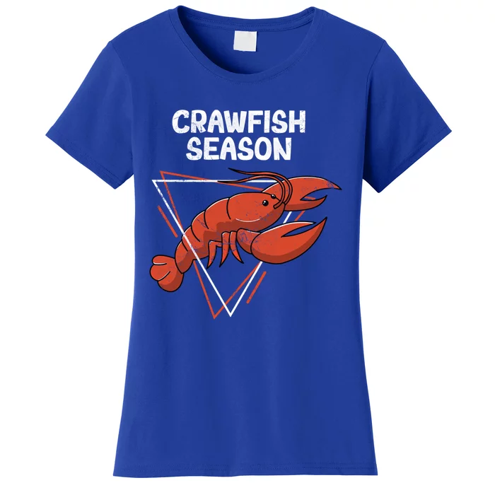 Crawfish Season Cajun Crawfish Boil Love Crayfish Seafood Gift Women's T-Shirt