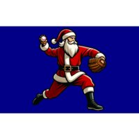 Christmas Santa Claus Baseball Pitcher Teens Xmas Funny Gift Bumper Sticker