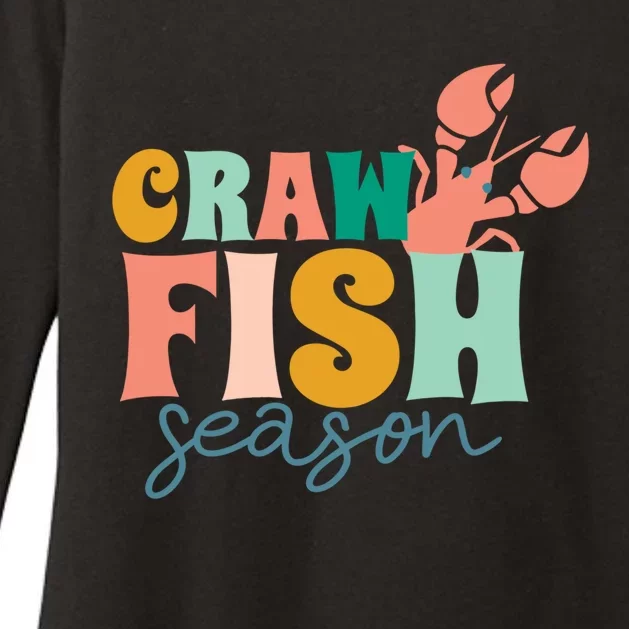 Crawfish Season Crawfish Junkie Cajun Lobster Gift Womens CVC Long Sleeve Shirt