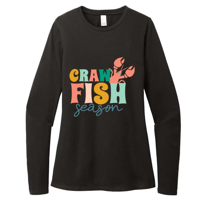 Crawfish Season Crawfish Junkie Cajun Lobster Gift Womens CVC Long Sleeve Shirt