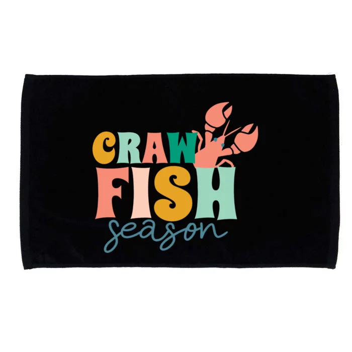 Crawfish Season Crawfish Junkie Cajun Lobster Gift Microfiber Hand Towel