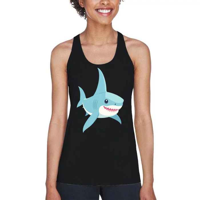 Cute Shark Women's Racerback Tank