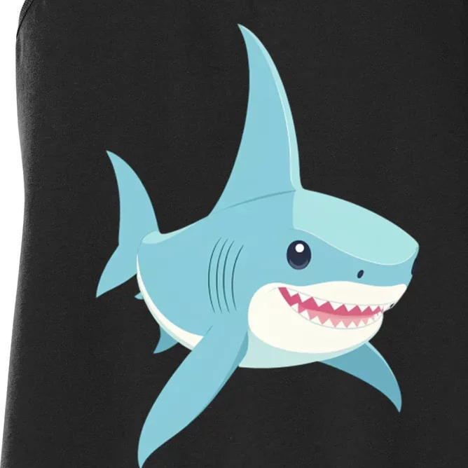 Cute Shark Women's Racerback Tank