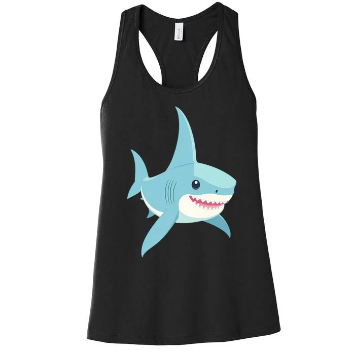 Cute Shark Women's Racerback Tank