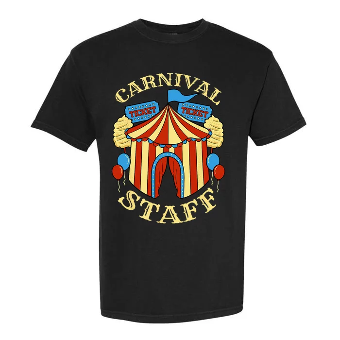 Carnival Staff Circus Event Security Ringmaster Lover Gift Garment-Dyed Heavyweight T-Shirt