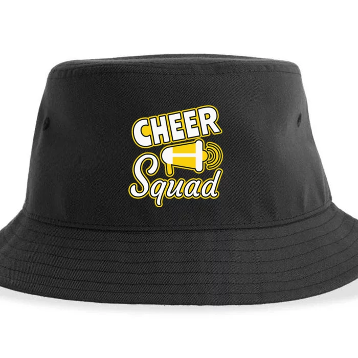 Cheer Squad Cheerleading Funny Cheerleader Sustainable Bucket Hat