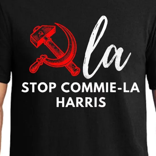 Commiela Stop Commiela Harris Stop Kamala Trump 2024 Pajama Set