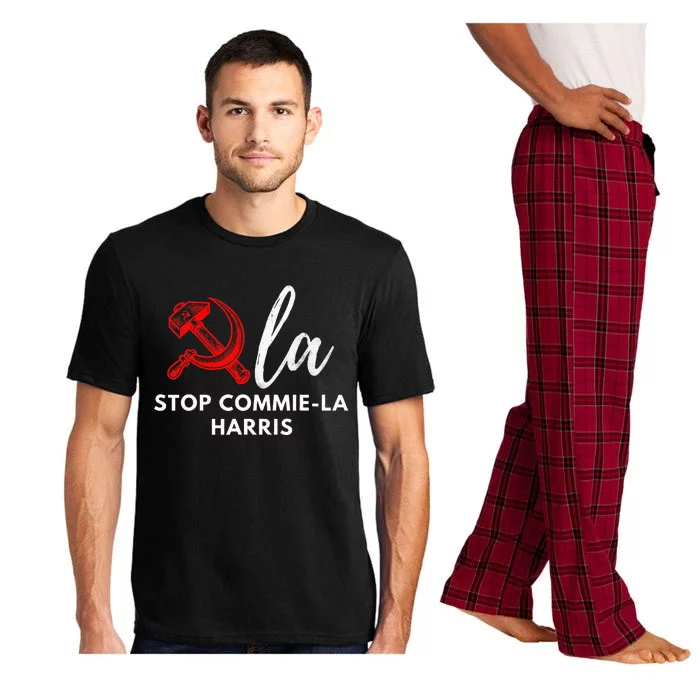 Commiela Stop Commiela Harris Stop Kamala Trump 2024 Pajama Set