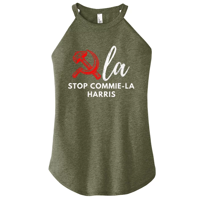 Commiela Stop Commiela Harris Stop Kamala Trump 2024 Women’s Perfect Tri Rocker Tank