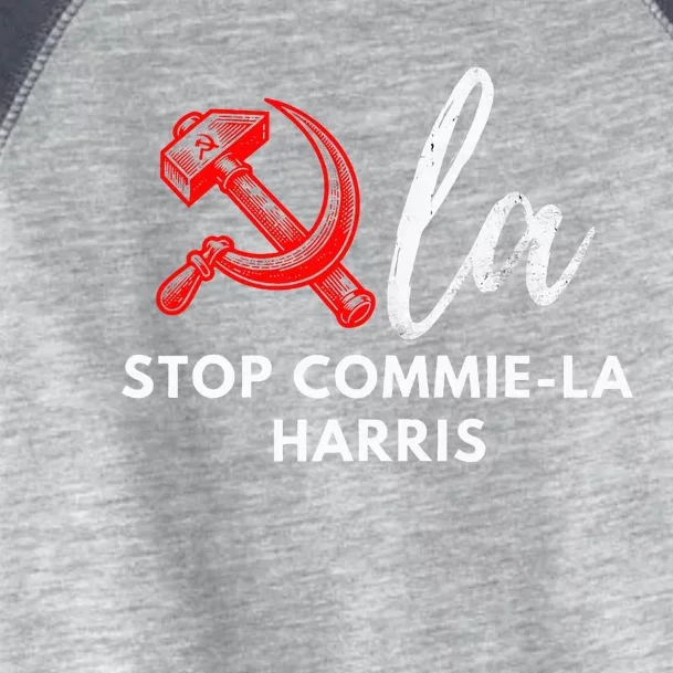 Commiela Stop Commiela Harris Stop Kamala Trump 2024 Toddler Fine Jersey T-Shirt