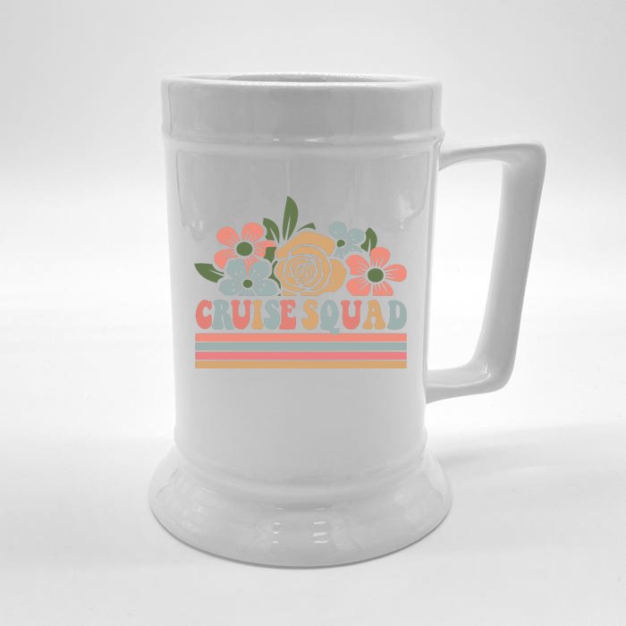 Cruise Squad Cool Summer Vacation Front & Back Beer Stein