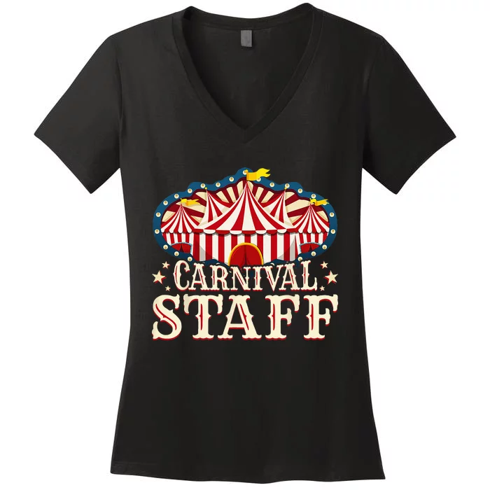 Carnival Staff Women's V-Neck T-Shirt