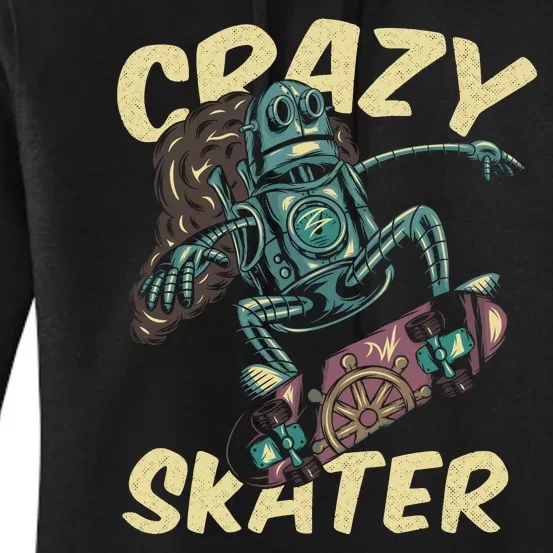 Crazy Skater Women's Pullover Hoodie