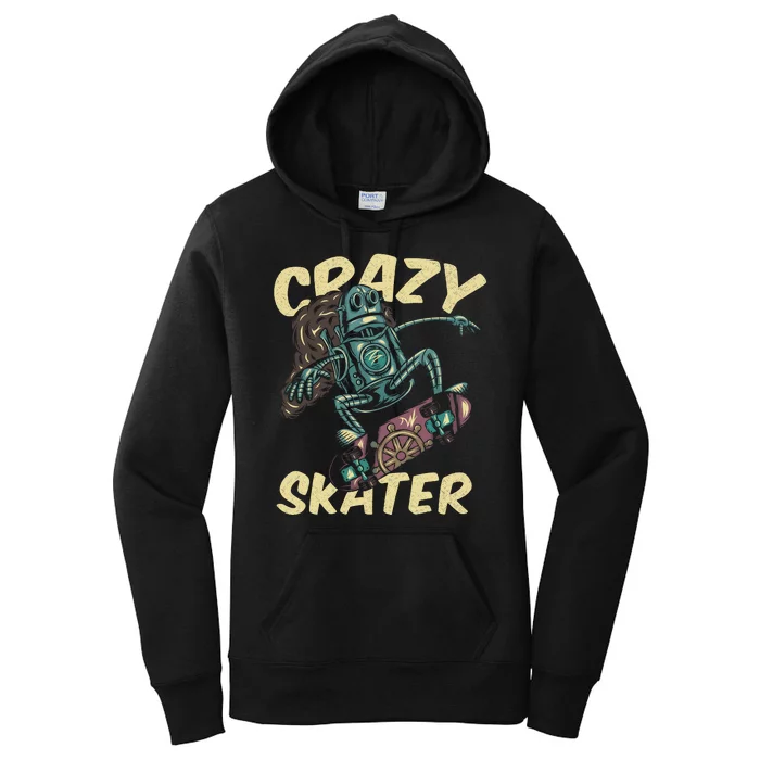 Crazy Skater Women's Pullover Hoodie