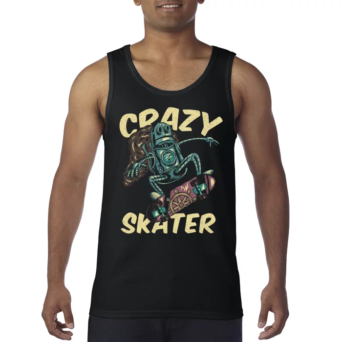 Crazy Skater Tank Top