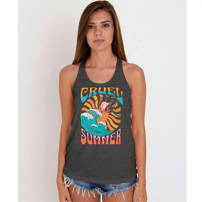 C.R.U.E.L. S.U.M.M.E.R Women's Knotted Racerback Tank