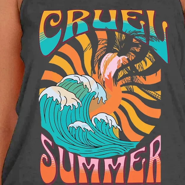 C.R.U.E.L. S.U.M.M.E.R Women's Knotted Racerback Tank