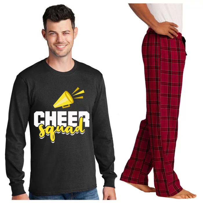 Cheer Squad Cheerleading Funny Cheerleader Long Sleeve Pajama Set